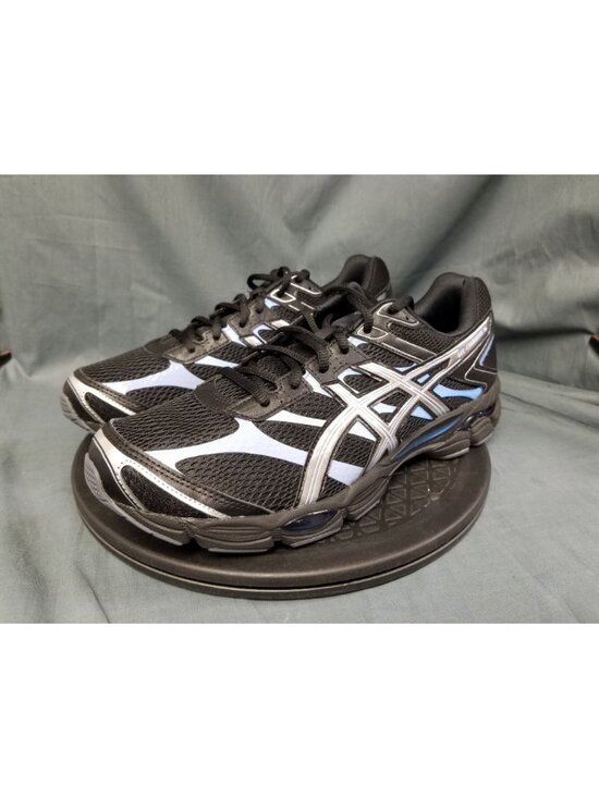 ASICS Gel-Cumulus 16 Sneakers Black/Silver/Blue Men\'s Size 10 NEW NO BOX! main image 4